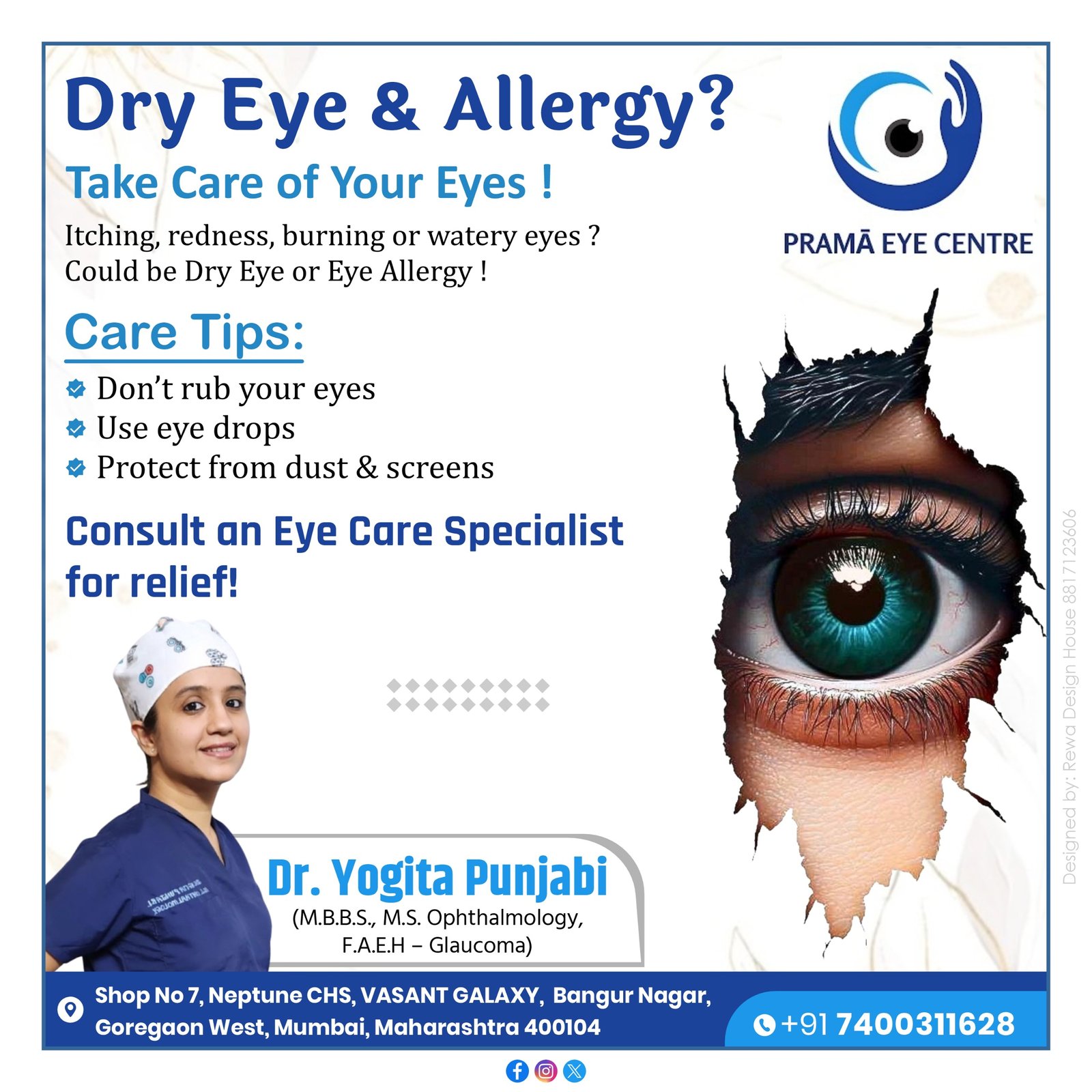 Dry Eye and Eye Allergy Treatment in Mumbai by Dr. Yogita Punjabi
